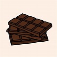 Doodling freehand outline sketch drawing of a chocolate bar. 3589285 ...