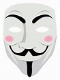 Máscaras de Hacker o Máscara de V de Vendetta - Las Máscaras