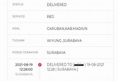 shipment forwarded to destination artinya in indonesia