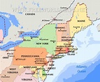 Printable Map Of Eastern United States With Cities - Printable US Maps