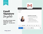 Email Signature Template Gmail Template Email Template - Etsy Canada