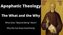 Apophatic Theology and Orthodoxy: Nature and Supernature - YouTube