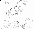 Printable Blank Europe Map With Outline, Transparent PNG Map | Europe ...