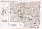 1891 Map of Buckingham Township Bucks County Pennsylvania - Etsy ...