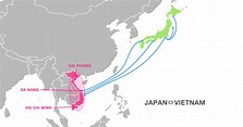Map Of Japan And Vietnam - United States Map