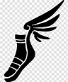 Hermes Talaria Sandal Symbol Winged Helmet - Footwear Transparent PNG