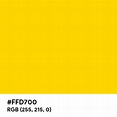Gold color hex code is #FFD700