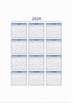 Calendario 2024 en Excel • Excel Total