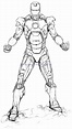 Iron Man (Superhéroes) – Dibujos para Colorear e Imprimir Gratis