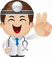 Physician Cartoon - Happy Doctor - Imagenes De Doctores Animados ...