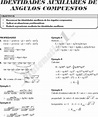 IDENTIDADES TRIGONOMETRICAS DEL ANGULO COMPUESTO EJERCICIOS RESUELTOS PDF