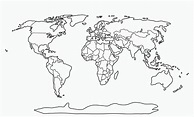 doodle freehand drawing of world map. 5430575 Vector Art at Vecteezy