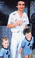 John Deacon of Queen with his two oldest children, Robert and Michael ...