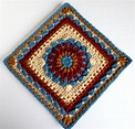 Ravelry: Floral Dimension Afghan Square pattern by Laurie Dale ...