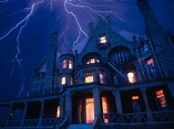 Spooky House Cartoon Wallpapers - Wallpaper Cave