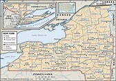 New York County Map Printable