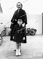 Olivia de Havilland with her four year old son, Benjamin Goodrich ...