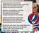 These are some of the best Grateful Dead song lyrics. : gratefuldead