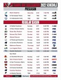 Tampa Bay Bucs 2022 Pre-Game, Regular Game Schedule Released | Tampa ...