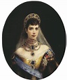 Portrait of Maria Feodorovna (Dagmar of Denmark) - Konstantin Makovsky - WikiArt.org