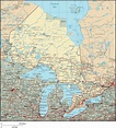 Detailed Map Of Ontario