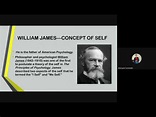 Understanding the Self-The Psychological Self (William James and David ...