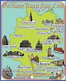 Germany Map Tourist Attractions - Toursmaps.com