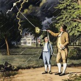 #ThisWeekinHistory 1752, Benjamin Franklin flies a kite during a ...