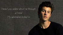"NERVOUS" by Shawn Mendes Lyric Video - YouTube