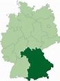 Baviera Alemania Mapa - Mapa Europa