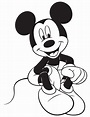 Mickey Mouse para colorear 🥇 ¡Dibujos para imprimir y pintar!