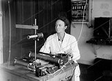 Irène Joliot-Curie (1897-1956), physicienne française,