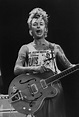 Guitarist for Stray Cats Brian Setze - Photographic print for sale