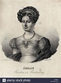 Amalie Christine Karoline Prinzessin von Baden Stock Photo - Alamy
