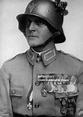 Major Emil Fey. One of the leader of the Home Guard . Austria.... News ...