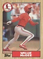1987 Topps #440 Willie McGee | Trading Card Database