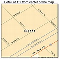 Clarks Nebraska Street Map 3109165