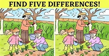 How Quickly Can You Spot All Five Differences In This Picture? - Small Joys