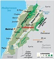Mapas de Líbano - Atlas del Mundo