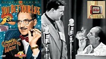 GROUCHO MARX | You Bet Your Life PILOT EPISODE (1949) - YouTube