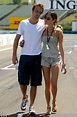 Jenson Button and girfriend Jessica Michibata take romantic stroll ...