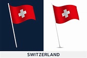 Switzerland vector flag 1834397 Vector Art at Vecteezy