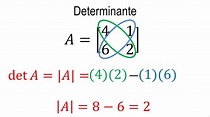 Determinante de una matriz 2x2 | Álgebra lineal - YouTube