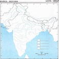 Indian River Map - PDF Download Physical Map of India with Rivers