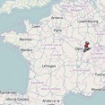 Dole Map France Latitude & Longitude: Free Maps