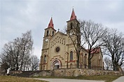Dąbrowa Białostocka - Neoromański kościół św. Stanisława Biskupa (XIX w ...