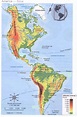 Mapa de America - Mapa Físico, Geográfico, Político, turístico y Temático.