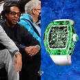 Jay-Z's piece unique green sapphire Richard Mille RM056 Tourbillo