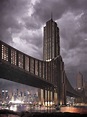 Raymond Hood Skyscraper Bridge proposal (1929) | Futuristic ...