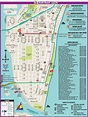 South Beach Miami Restaurant and Sightseeing Map